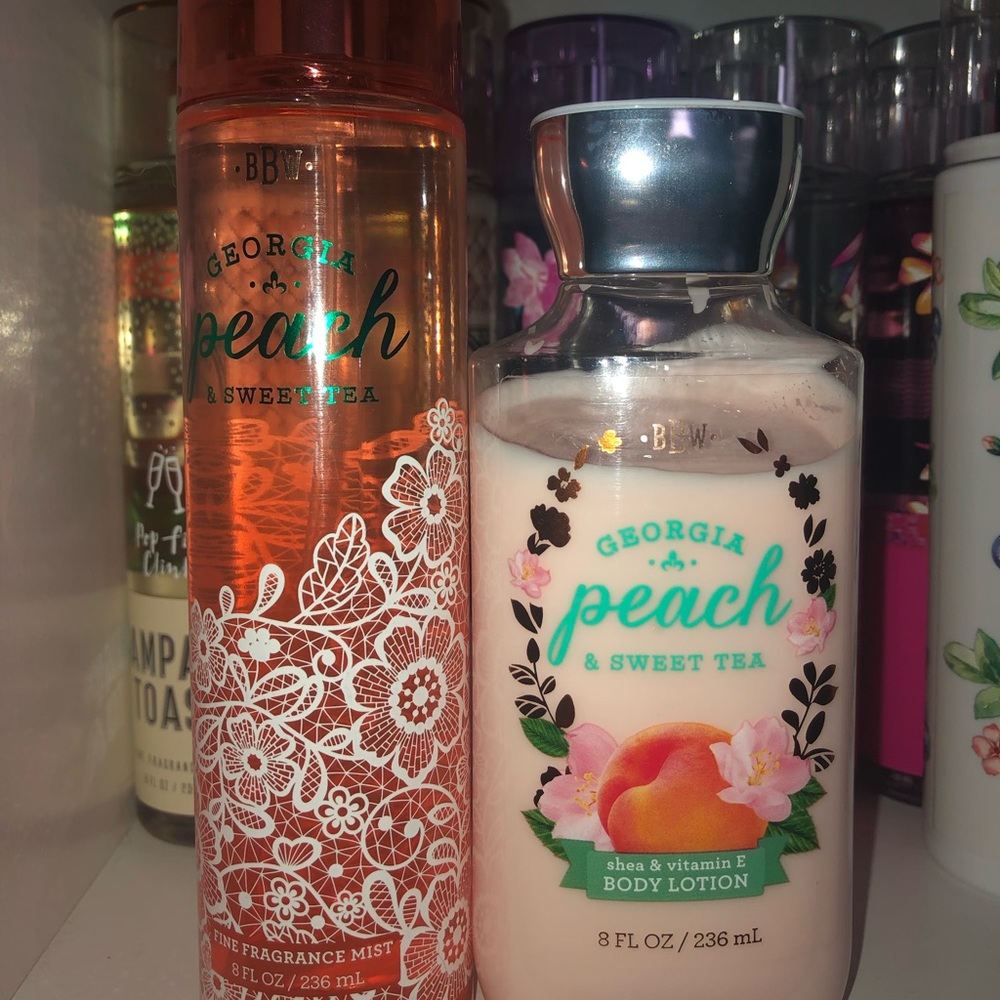 Georgia peach and sweet tea set